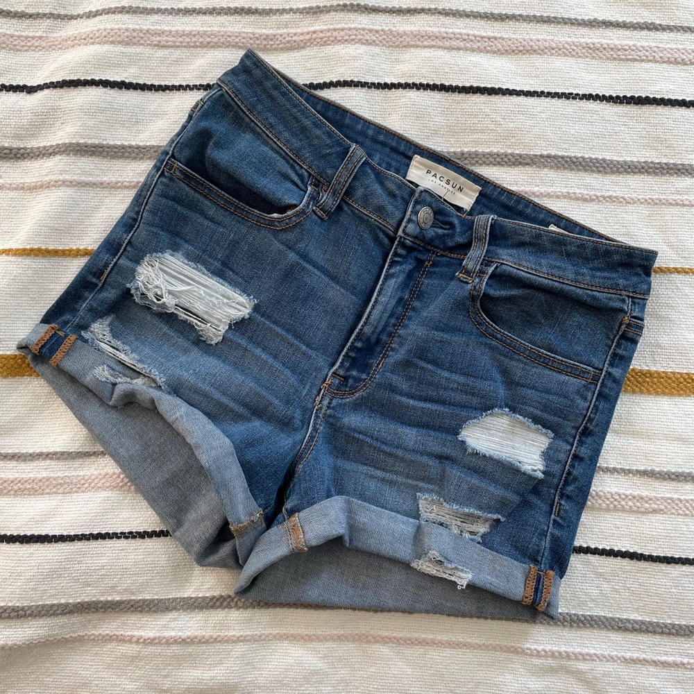 PacSun Distressed Denim Shorts